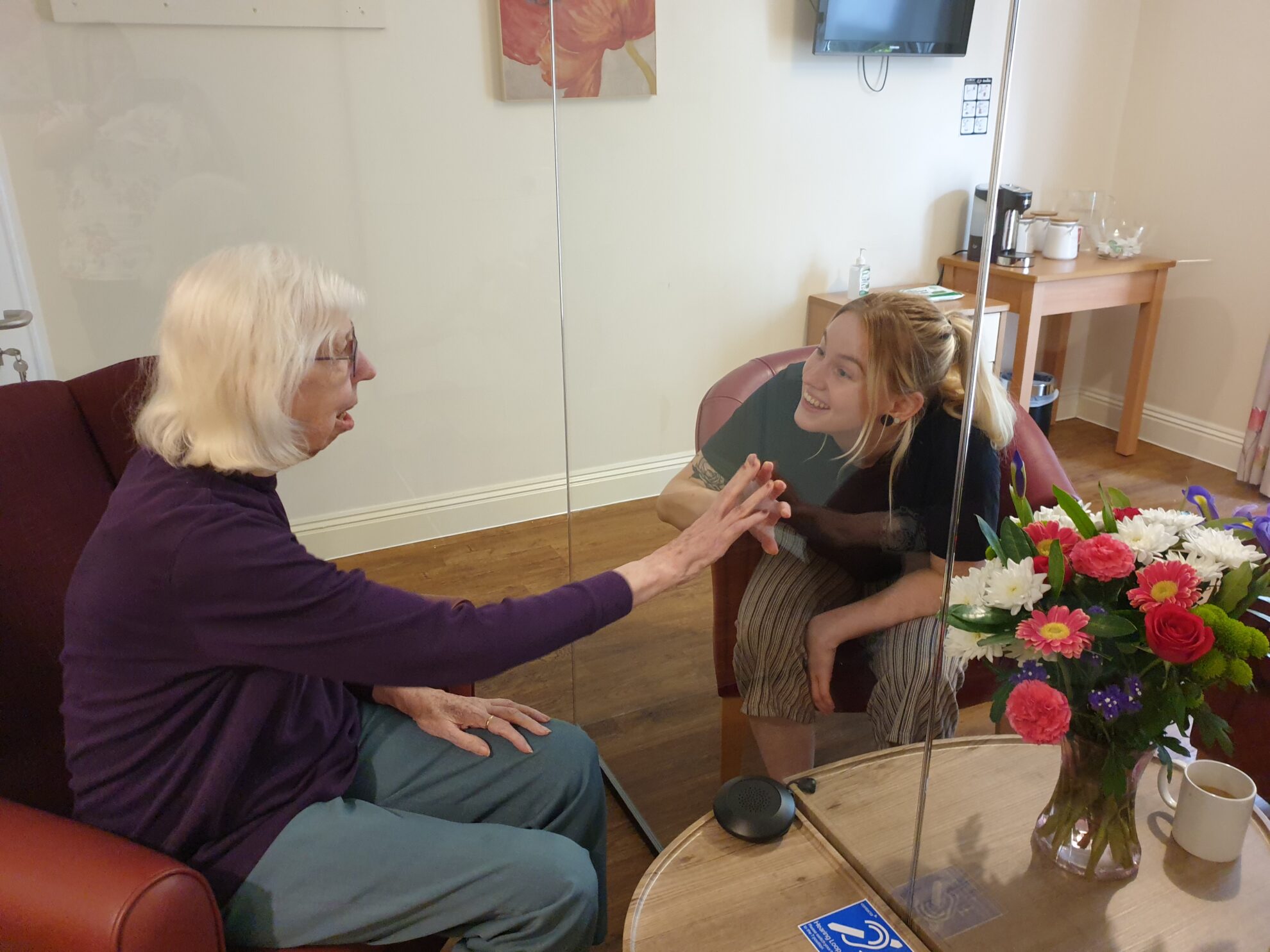 Welford care home with Speech transfer system