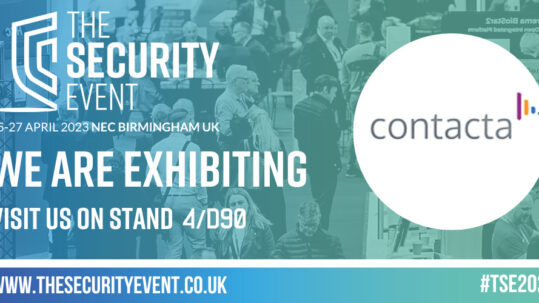 Contacta's security event 2023 at the National Exhibition Centre in Birmingham