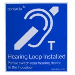 Hearing look installed sign