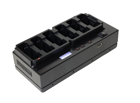 6 Bay Charger Case for RF Receiver/Transmitter | Contacta